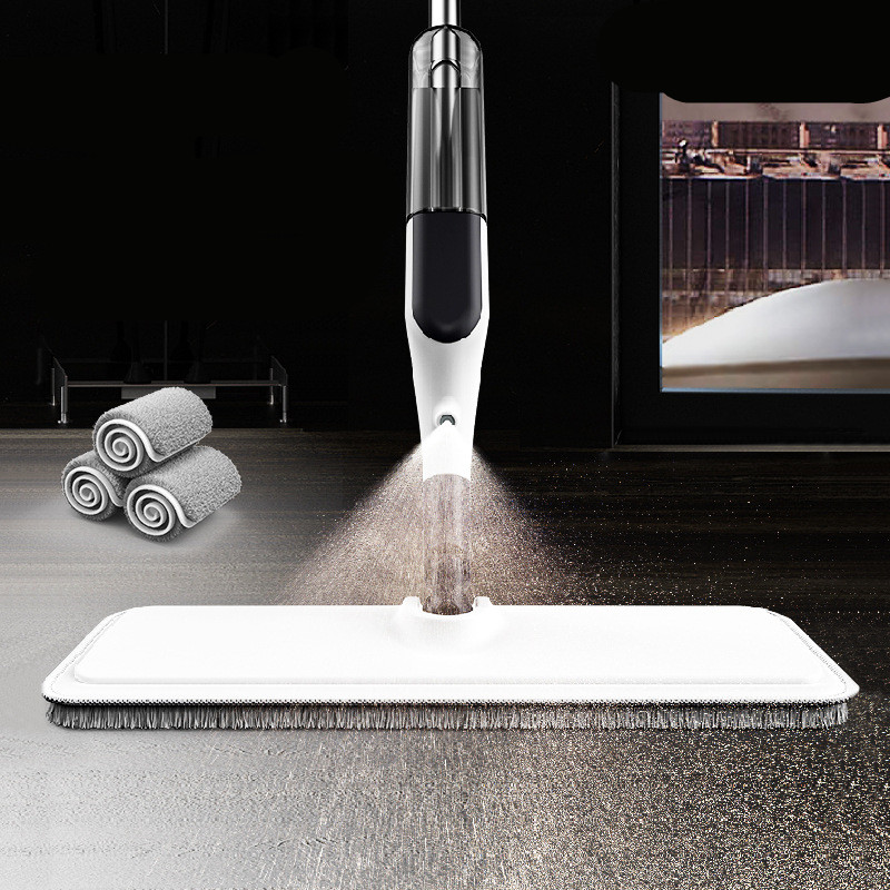 Scopa Mocio con Spray Integrato e Rotazione 360°