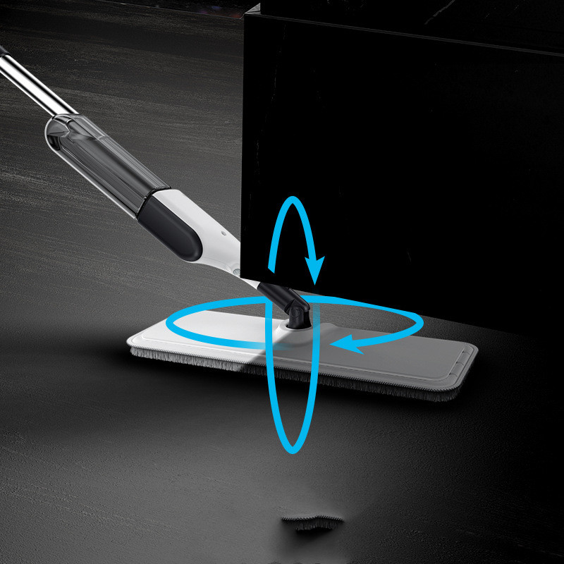 Scopa Mocio con Spray Integrato e Rotazione 360°