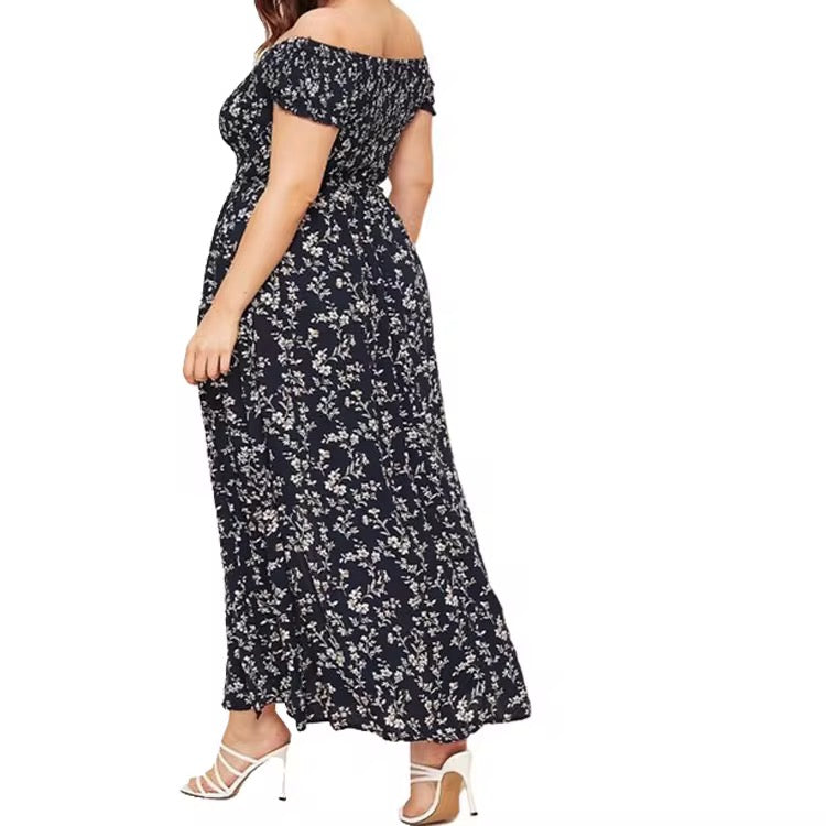 Vestito Boho Floreale Off-Shoulder – Eleganza naturale per l’estate