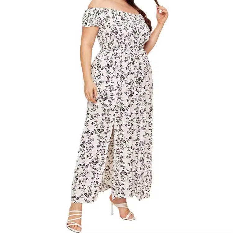 Vestito Boho Floreale Off-Shoulder – Eleganza naturale per l’estate